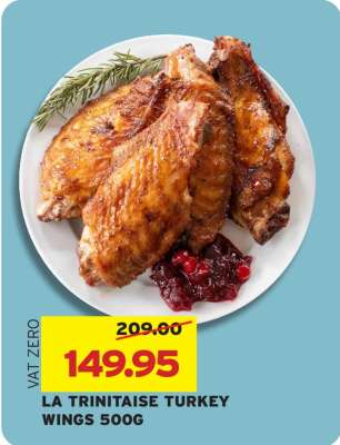 LA TRINTAISE TURKEY WINGS 500G