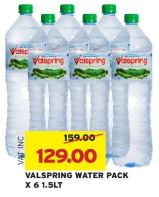 VALSPRING WATER PACK X 6 1.5LT