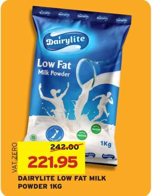 Dairylite Low Fat Milk Powder 1kg