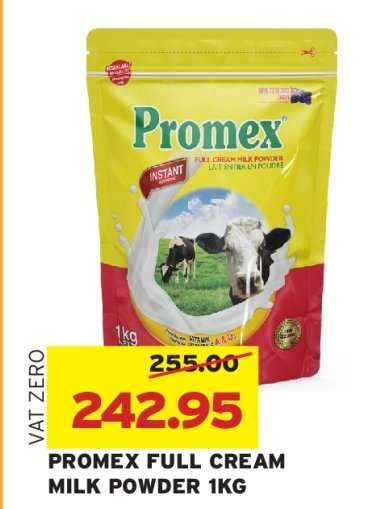 PROMEX FULL CREAM MILK POWDER 1KG