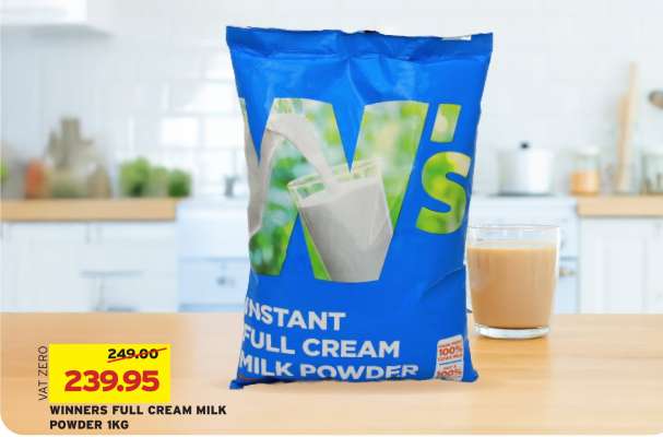 WINNERS FULL CREAM MILK POWDER 1KG