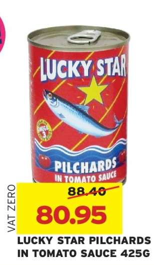 Lucky Star Pilchards in Tomato Sauce 425g