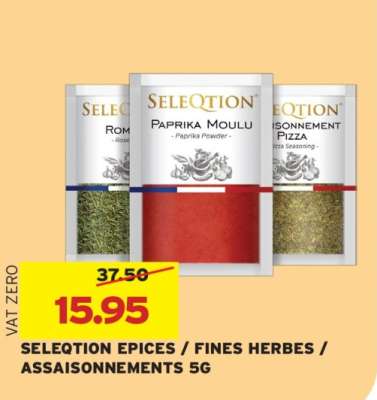 SELEQTION EPICES / FINES HERBES / ASSAISONNEMENTS 5G