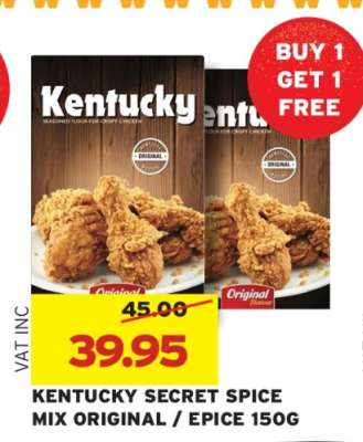 KENTUCKY SECRET SPICE MIX ORIGINAL / EPICE 150G