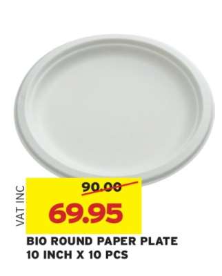 BIO ROUND PAPER PLATE