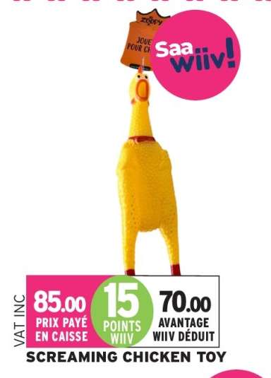 SCREAMING CHICKEN TOY