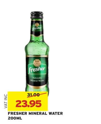 FRESHER MINERAL WATER 200ML