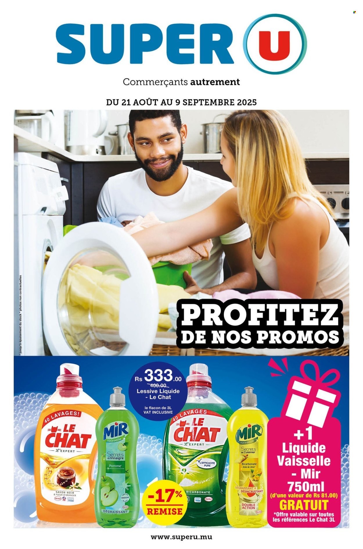Super U catalogue - 21.08.2025 - 9.09.2025. Page 1
