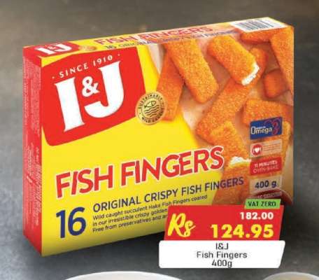 I&J FISH FINGERS 400G