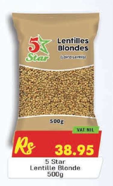 5 Star Lentille Blonde 500g