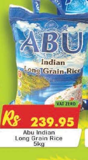 Abu Indian Long Grain Rice 5kg