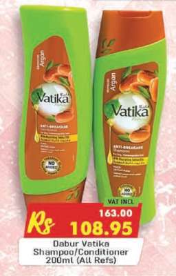 Dabur Vatika Shampoo/Conditioner 200ml