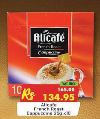 Alicafe French Roast Cappuccino 25g x10