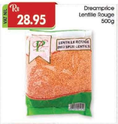 Dreamprice Lentille Rouge 500g