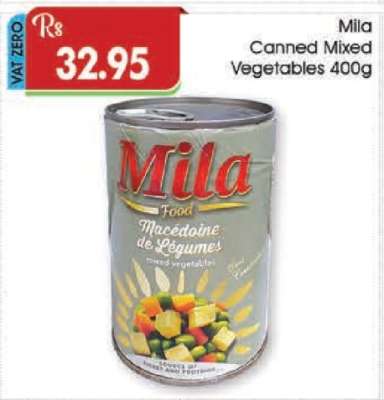Mila Canned Mixed Vegetables 400g
