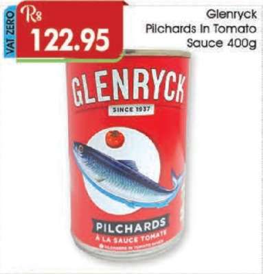 Glenryck Pilchards in Tomato Sauce 400g