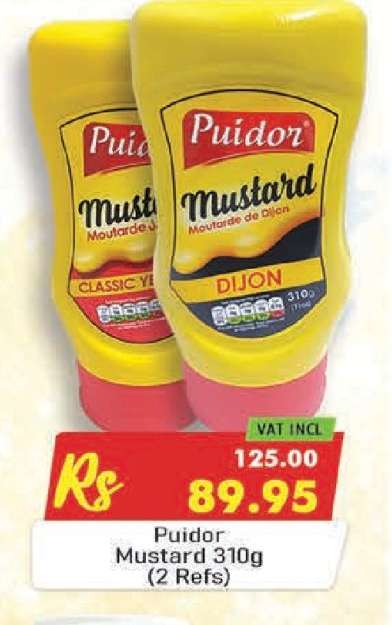 Puidor Mustard 310g (2 Refs)