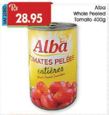 Alba Whole Peeled Tomato 400g