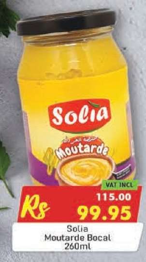 Solia Moutarde Bocal 260ml