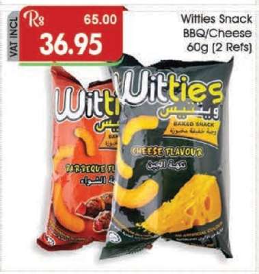 Witties Snack BBQ/Cheese