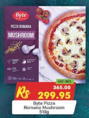 Byte Pizza Romana Mushroom 510g