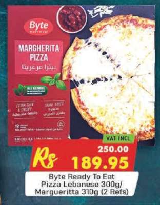 Byte Ready to Eat Pizza