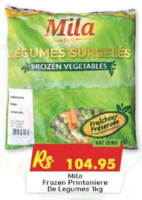 Mila Frozen Printaniere de Légumes 1kg
