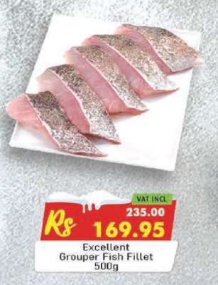 Excellent Grouper Fish Fillet 500g