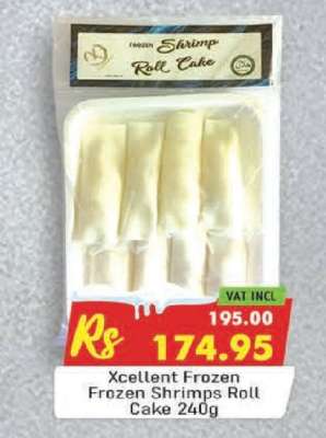 Xcellent Frozen Frozen Shrimps Roll Cake 240g