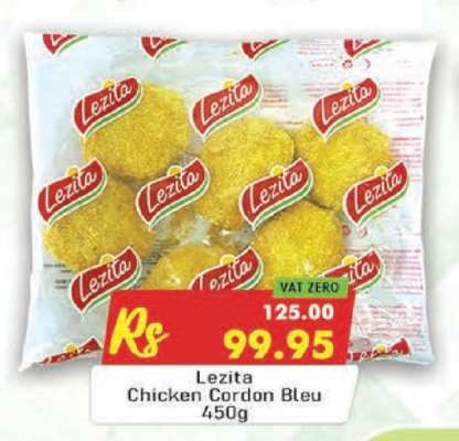 Lezita Chicken Cordon Bleu 450g