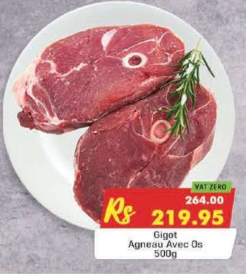 Gigot Agneau Avec OS 500g