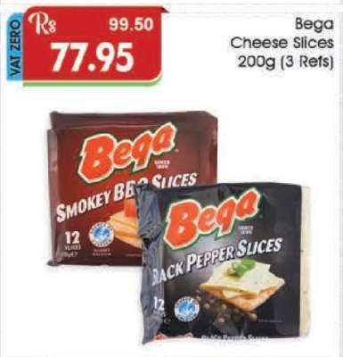 Bega Cheese Slices 200g (3 Refs)