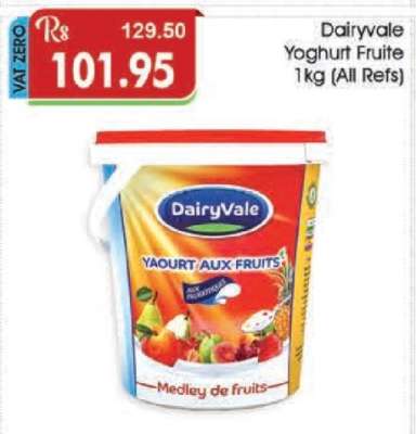 Dairyvale Yoghurt Fruite 1kg (All Refs)