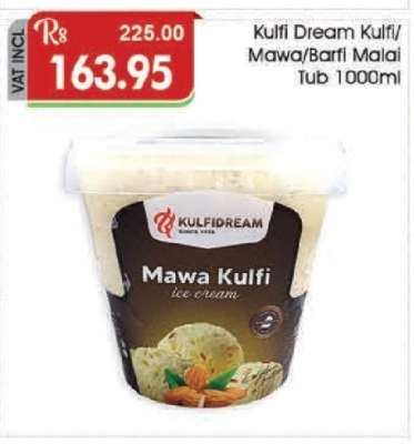 Kulfi Dream Kulfi/Mawa/Barfi Malai Tub 1000ml