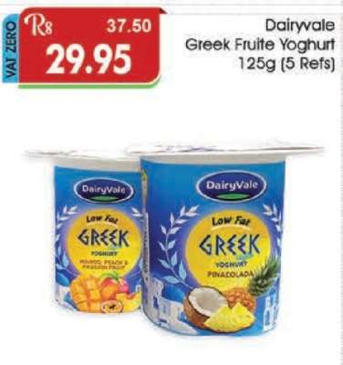 Dairyvale Greek Fruite Yoghurt