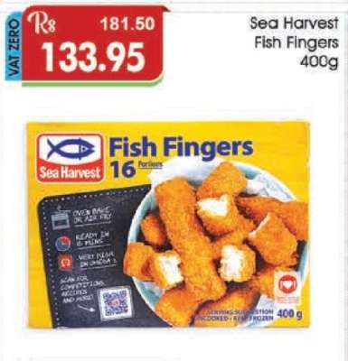 Sea Harvest Fish Fingers 400g