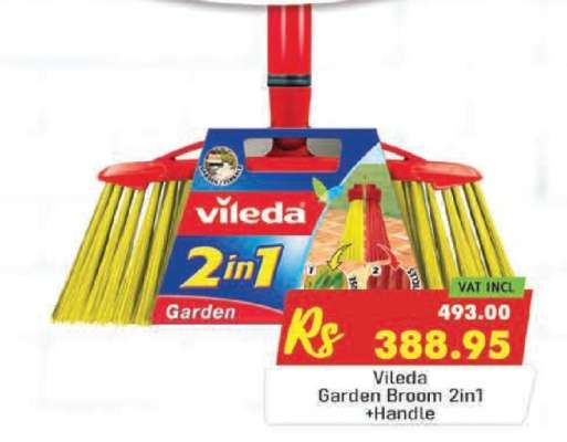 Vileda Garden Broom 2in1 + Handle