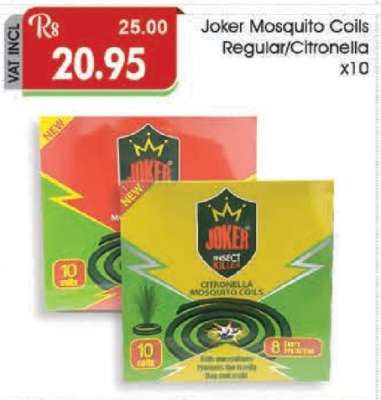 Joker Mosquito Coils Regular/Citronella x10