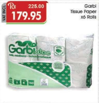 Garbi Tissue Paper x6 Rolls