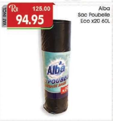 Alba Sac Poubelle Eco x20 60L