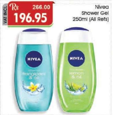 Nivea Shower Gel 250ml (All Refs)