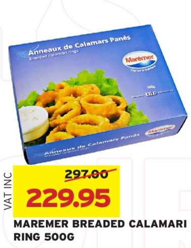 MAREMER BREADED CALAMARI RING 500G