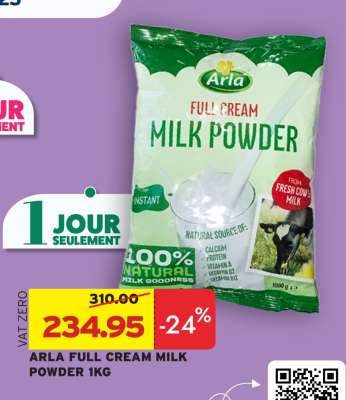ARLA FULL CREAM MILK POWDER 1KG