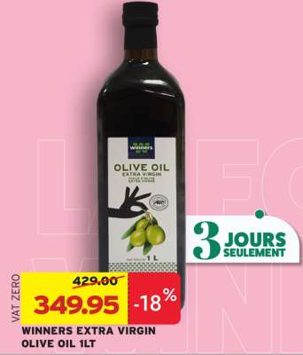 WINNERS EXTRA VIRGIN OLIVE OIL 1LT