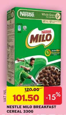 NESTLE MILO BREAKFAST CEREAL 330G
