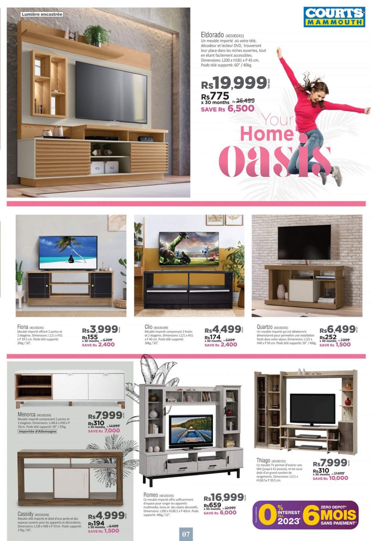 Courts Mammouth Catalogue - 1.11.2022 - 12.01.2023 - Sales products - TV. Page 7.