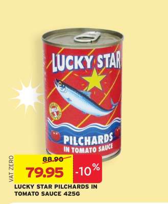 Lucky Star Pilchards in Tomato Sauce 425g