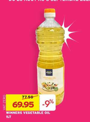 WINNERS VEGETABLE OIL
