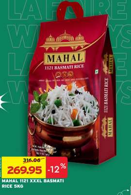 MAHAL 1121 XXXL BASMATI RICE 5KG