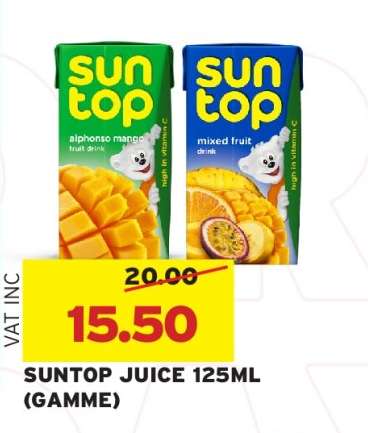 Suntop Juice 125ml (Gamme)